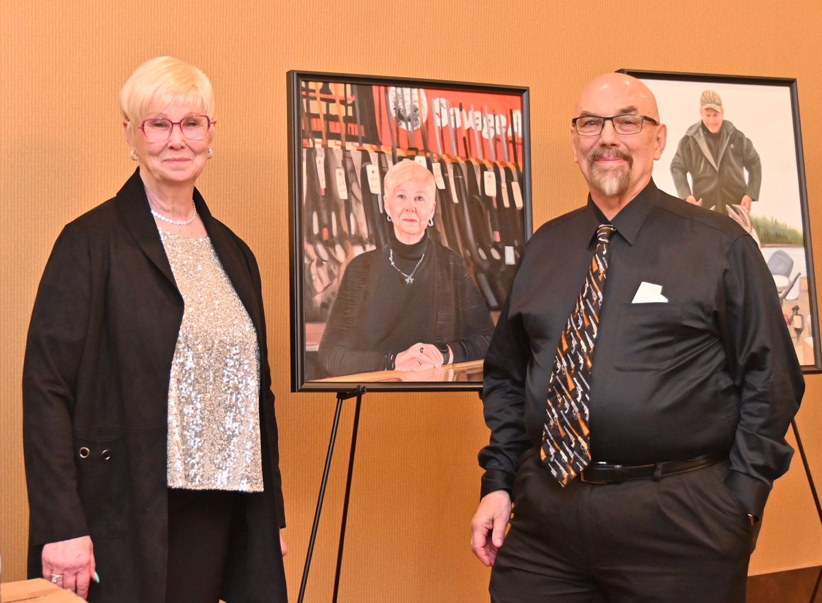 On Monday, the hunting and firearm industry came together to celebrate and honour these three extraordinary individuals. 

Dianne Harnois from P&D Enterprises,
Paul Simms from Westcan Marketing and Bob MacDonald, Cariboo Outdoors.