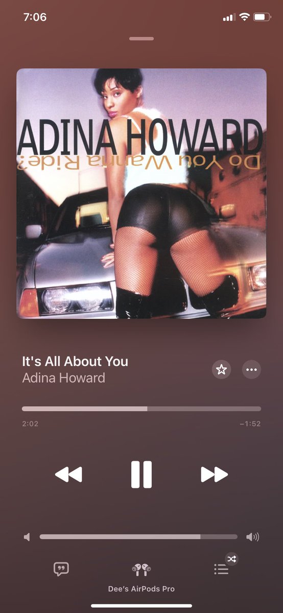 Been bump’n the OG AdinaHoward #DoYouWannaRide Album and Babbbbbby its some BOPS on her NoSHADE!! #ItsAllAboutYou