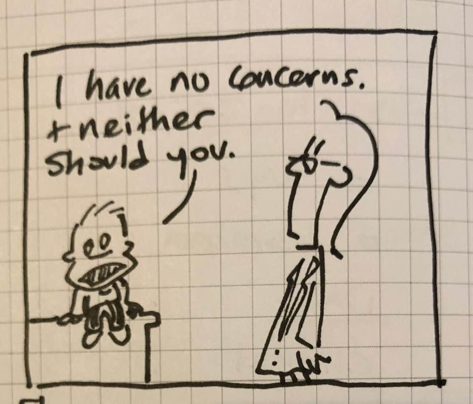 Every so often in #Pediatrics, one meets what my grandmother would call an “old soul”, a child wise beyond his years. Always interesting when it happens. #graphicmedicine