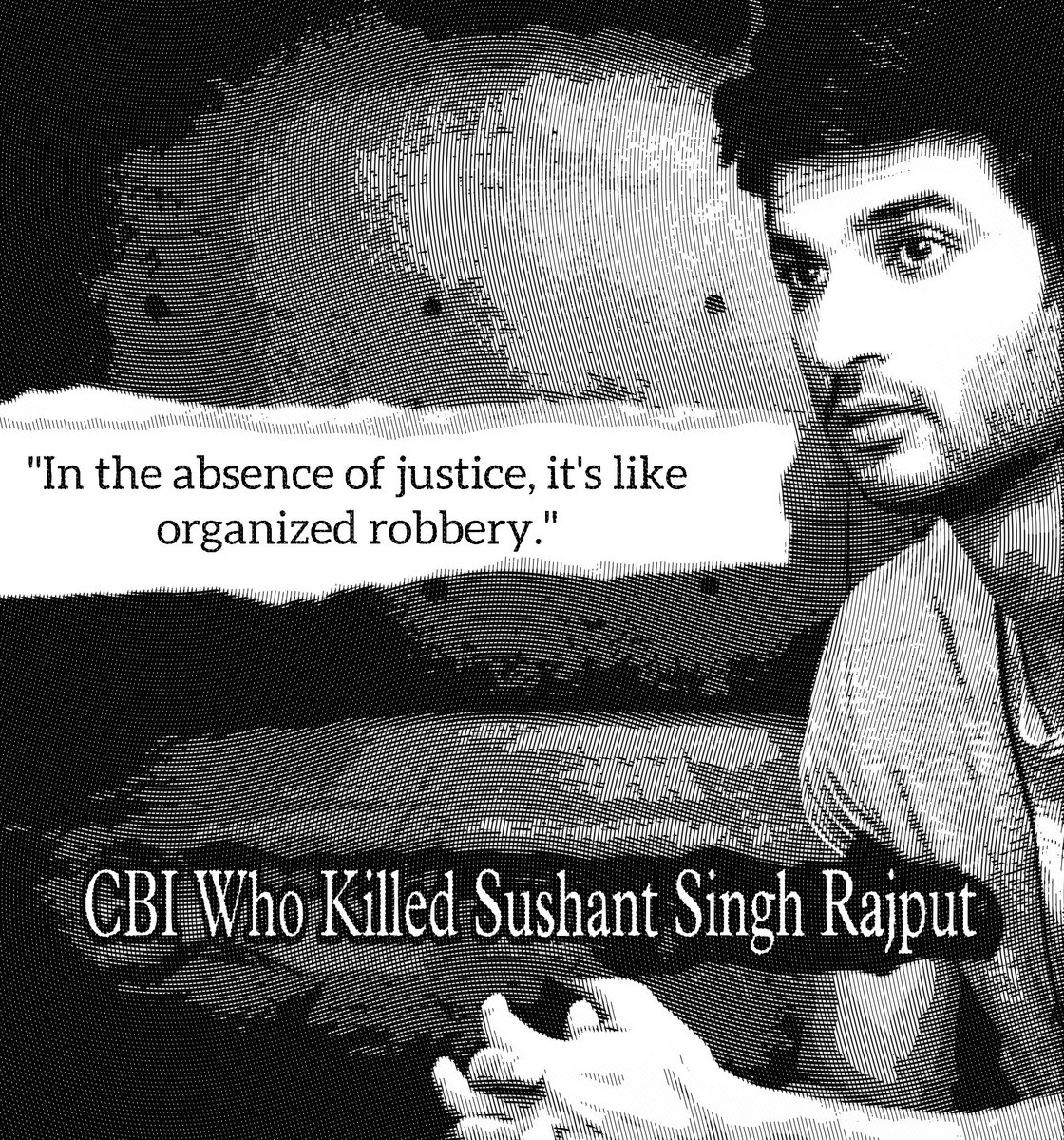 Demanding transparency, CBI must interrogate those who destroyed evidence: Mumbai Police, Rhea, Cooper Hospital doctors &the flatmates. They must face questioning. We urge CBI to unveil the central figure behind the case. Why no action #CBI? Toolkit Mastermind In SSR Case