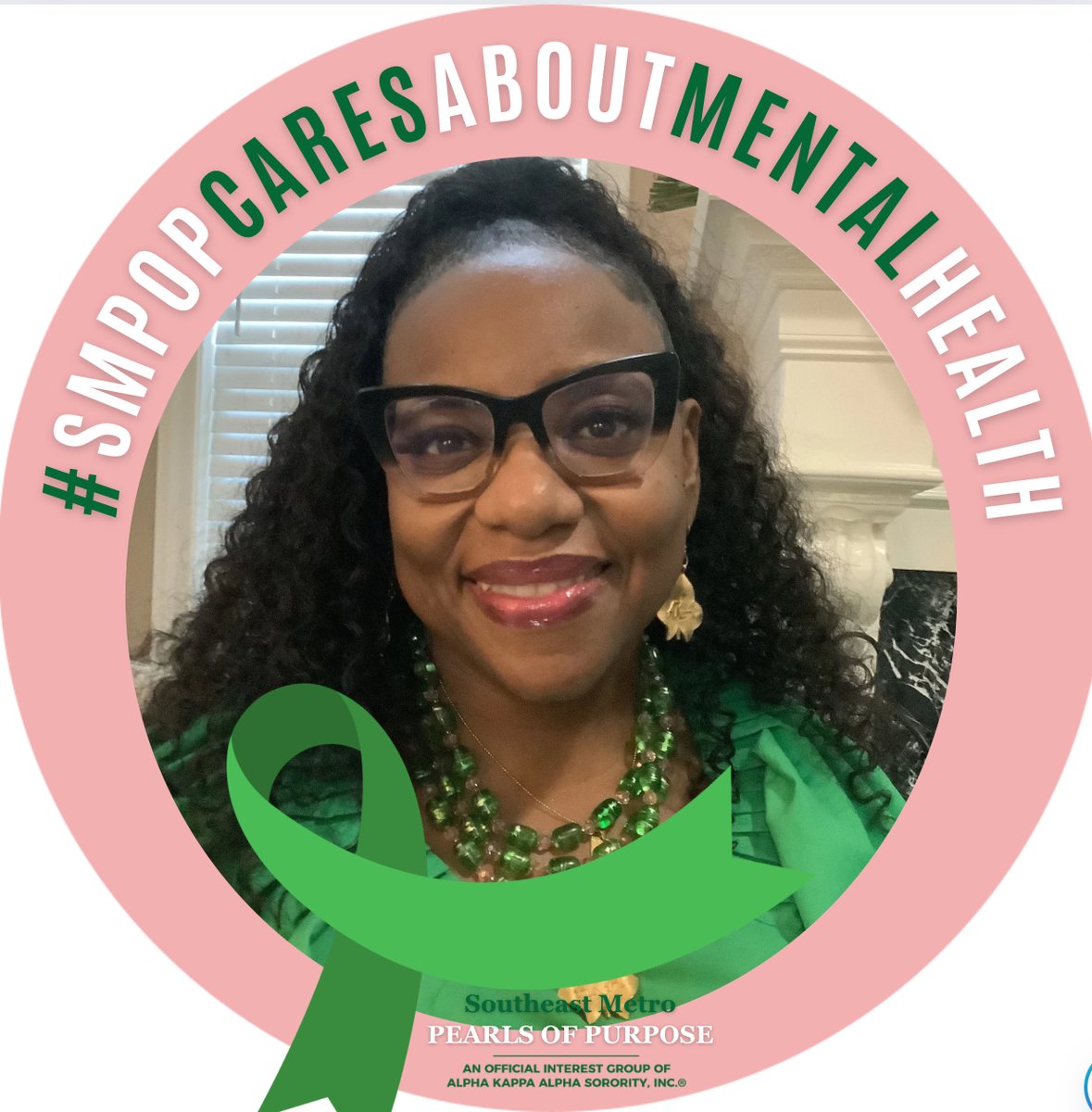 I care about Mental Health!💚 Mental Health is a serious matter! The Southeast Metro Pearls of Purpose are aware, breaking the silence and fostering a community of understanding and compassion!
#SMPOPCaresAboutMentalHealth #wepop
#AKA1908 #TUNEinSAR #SMPOPserves #Henrycares