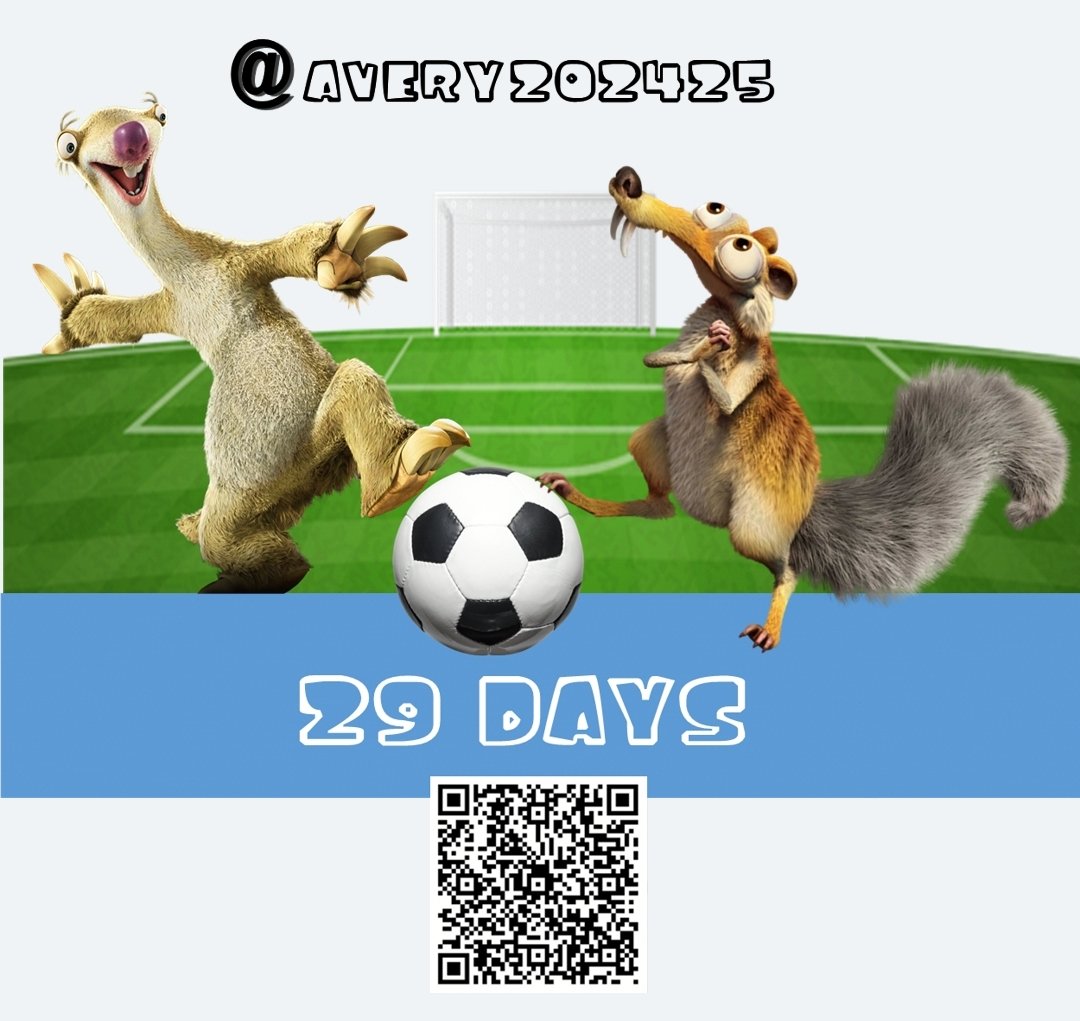 June 15 isn't that far away, certainly not an Ice Age! Remember to pre-register for trials with us by scanning the code #AveryFC #grassrootsfootball #preseason #trials #Oldbury #IceAge