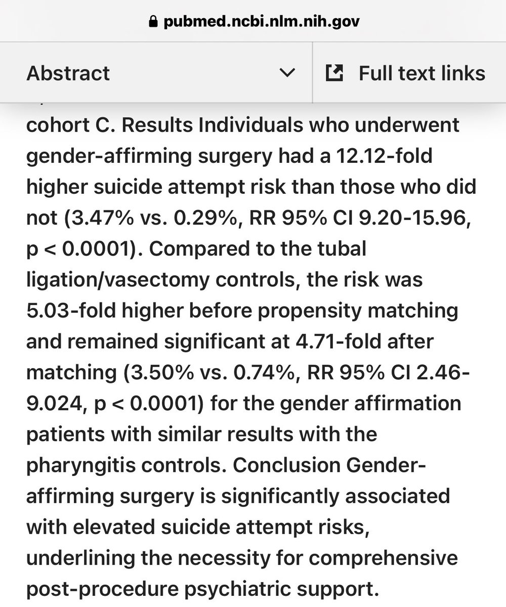 Individuals who underwent gender-affirming surgery had a 12-fold higher suicide attempt risk than those who did not. Conclusion: Gender-affirming surgery is significantly associated with elevated suicide attempt risks, underlining necessity for comprehensive psychiatric support.