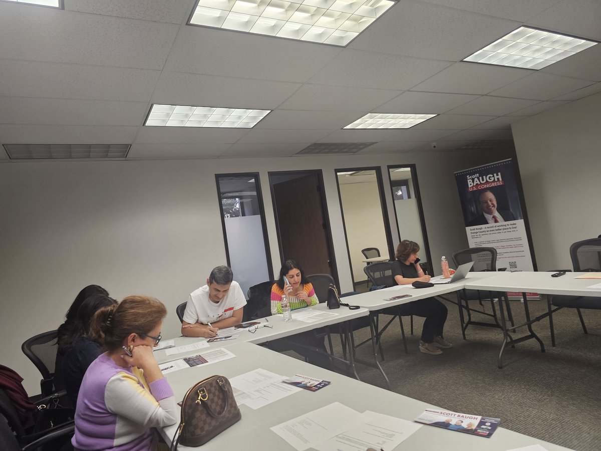 Phone banking for @ScottBaughCA47 in Farsi & reaching out to the Iranian community in Orange County to support him for Congressional District 47! #irvine #costamesa #newportbeach #huntingtonbeach #lagunabeach #sealbeach