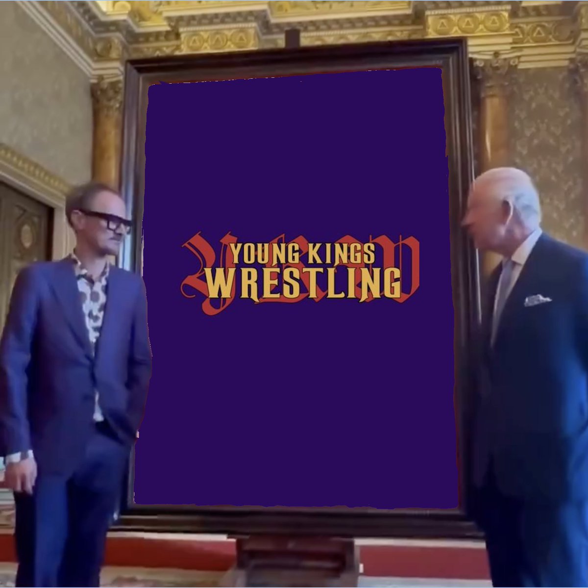 (Knuck If You) #BuckinghamPalace has never looked better. 

#YKWPod - YKWrestling.com