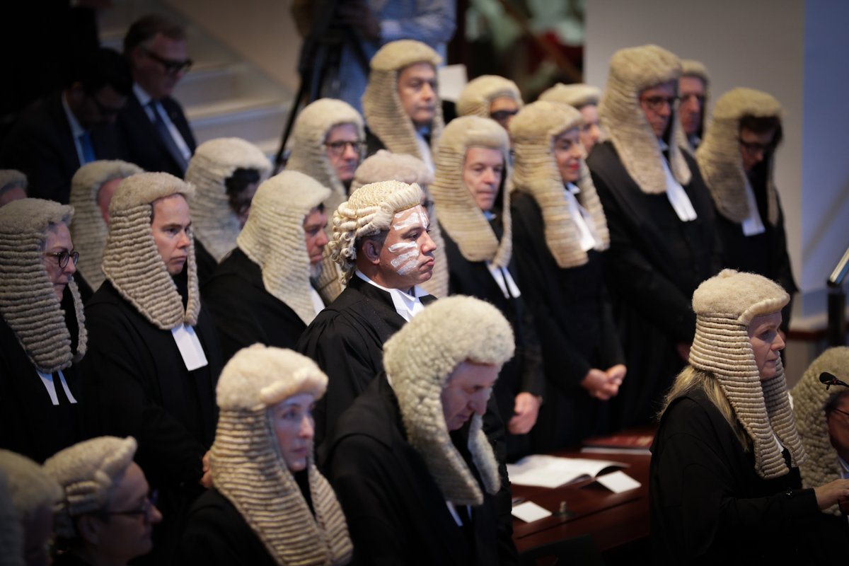 Barrister Andrew Smith gives the Acknowledgement of Country at the Ceremonial Sitting to mark the bicentenary of the Supreme Court of New South Wales, 17 May 2024.