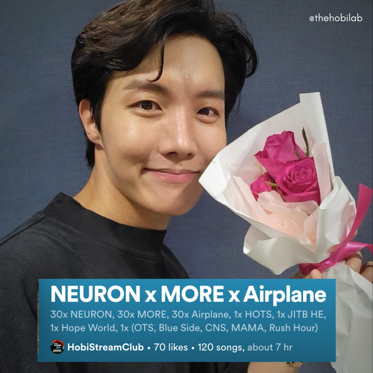 Can you believe this sweet face wrote high-intensity, highly-praised repertoire of songs from hip-hop funk (Neuron), rap-rock (More), and dreamy hip-hop (Airplane)? 😊 Here's a PL to support the eclectic music of a passionate angel. TGIF! 💐 #jhope tinyurl.com/THL7hrpl