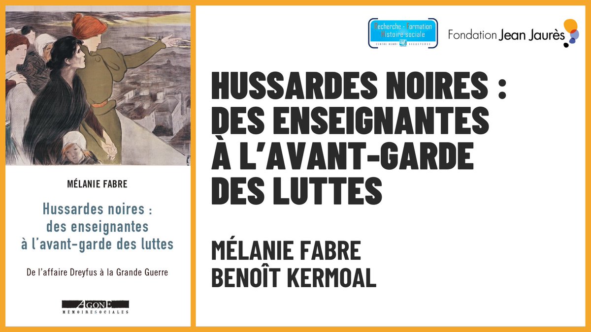 🎥 Dans son nouvel ouvrage, @FabreMlanie1 fait découvrir quatre parcours de femmes qui, de l’Affaire Dreyfus à la Grande Guerre, ont exercé leur métier d’enseignante tout en ayant un engagement actif dans la société française. Elle échange avec @enklask1. jean-jaures.org/videos-podcast…