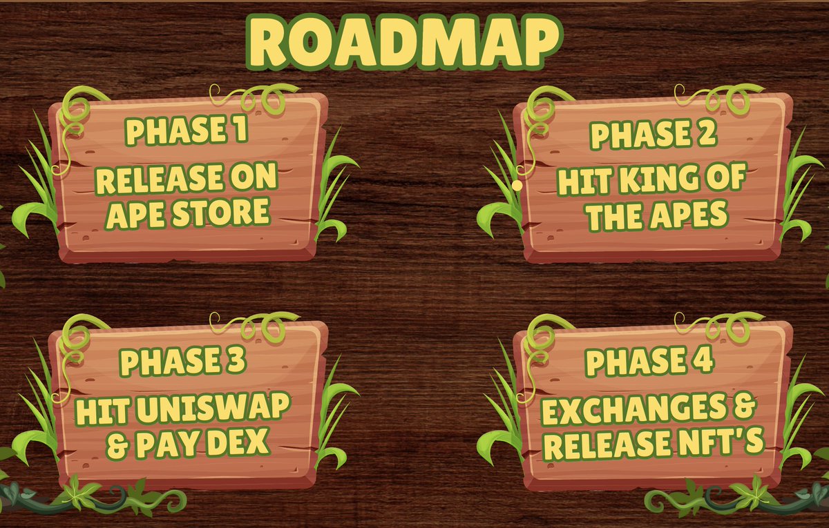 BOOKOFAPESTORE's tweet photo. $BOAS ROADMAP: We are 58% of the way to hitting our first goal and ending phase 2, Holding steady at 20k MC Join us here: https://t.co/SglTfQRGnX https://t.co/UyeS7Vkfbe