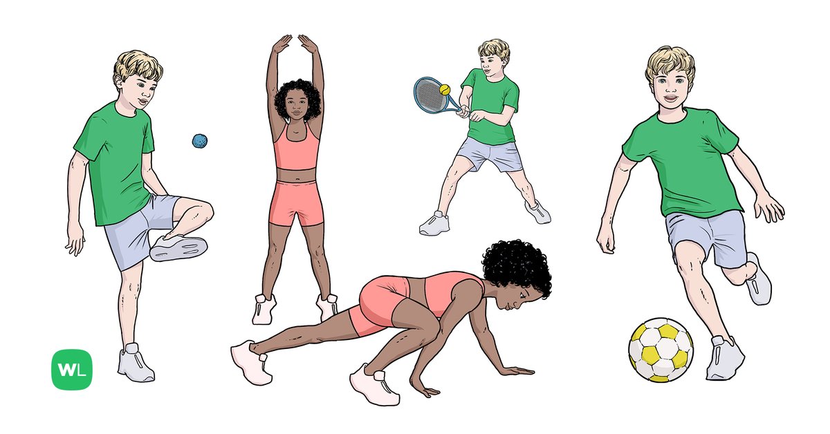 Kids are coming out to play!

To better serve the growing number of children's hospitals using our Train platform, we're preparing to introduce children's characters in our exercise library. The first batch will include a few sports and bodyweight exercises. Enjoy!
<a href="/WorkoutLabs/">WorkoutLabs – Simple Fitness for Everyone</a>