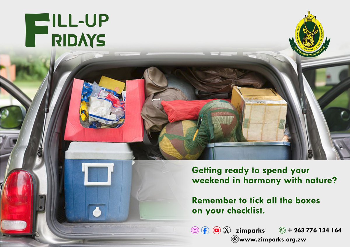 Fill-Up Fridays: Have you ticked all the boxes on your checklist? #inharmonywithnature