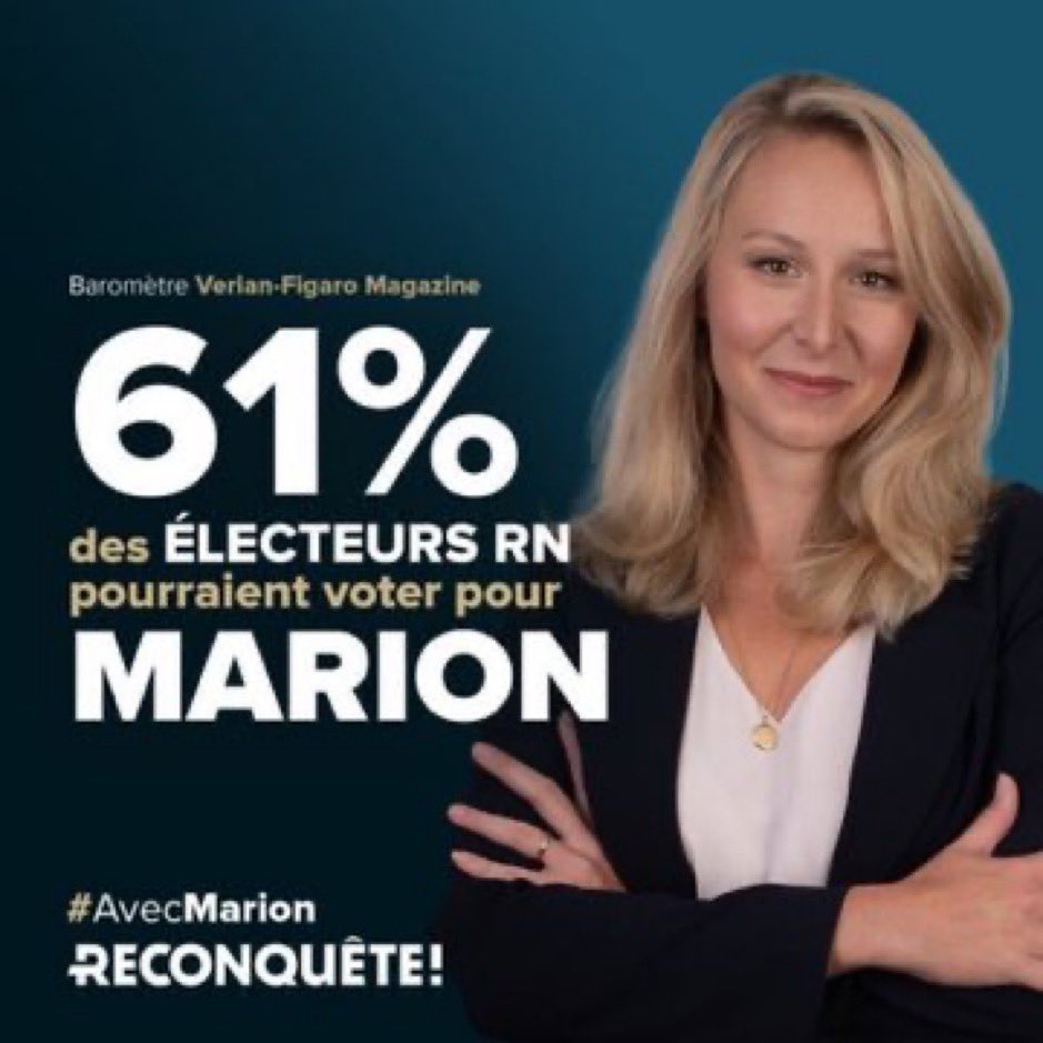 Bardella est sûr d’être élu !
Et je veux faire élire Marion Maréchal !

Alors :
- au lieu de faire élire le 30eme de la liste de Jordan Bardella, 
- je voterai pour Marion Maréchal !
#votezMarion
