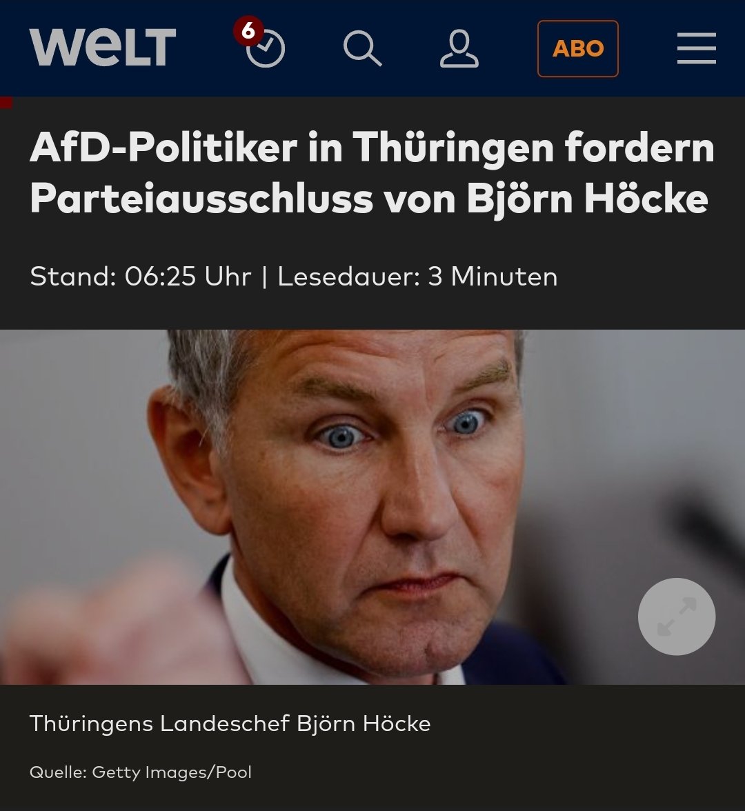 Ob #Höcke geht oder nicht, ist mir völlig egal. Was mir nicht egal ist, ist dieses subtile #Framing mit Bildern.

Liebe @welt, ich lese eure Artikel ganz gern. Ihr seid meist recht wertfrei und vernünftig unterwegs, anders als z. B. die SZ. Doch heute muss ich mal etwas fragen: