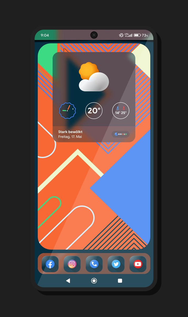 thursday 
i have to deal with the navbar bcs of my own dumbness 🤷🏻.
#android14 #customizing #hishoot2i #homescreen #hyperos #klwp #poco #pocox6 #wallpaper