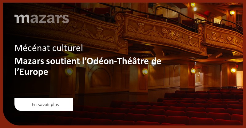 [#Mécénat🤝] Mazars soutient le programme Happy Thursday du @TheatreOdeon, pour favoriser l'accès à la culture pour tous. 
Pour en savoir plus ➡️ maza.rs/6045cGv5W
#Art #Culture #Théâtre