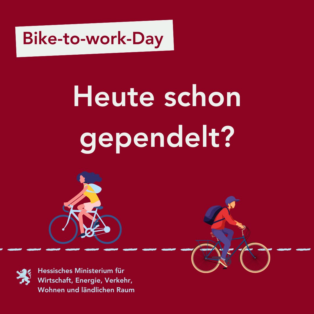 Heute ist #Bike-to-Work Day 🚲💼 Mit dem Rad zur Arbeit pendeln ist gut für 🏥 #Gesundheit, 🧘‍♀️ #Wohlbefinden & 🌱 #Klima. Mit der „fahrradfit“ Beratung der Landesinitiative bike+business wird auch dein Unternehmen fahrradfreundlich. Infos unter bikeandbusiness.de/beratung
