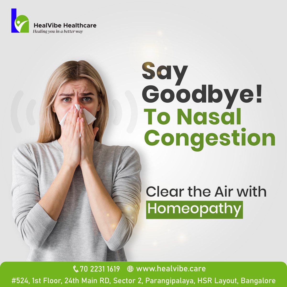 Homoeopathic remedies from HealVibe Healthcare offer effective and long-lasting relief by addressing the underlying reasons and enhancing general respiratory health. Book your appointment today!

#Homeopathy #NaturalHealing #RespiratoryHealth #HolisticCare #LongLastingRelief