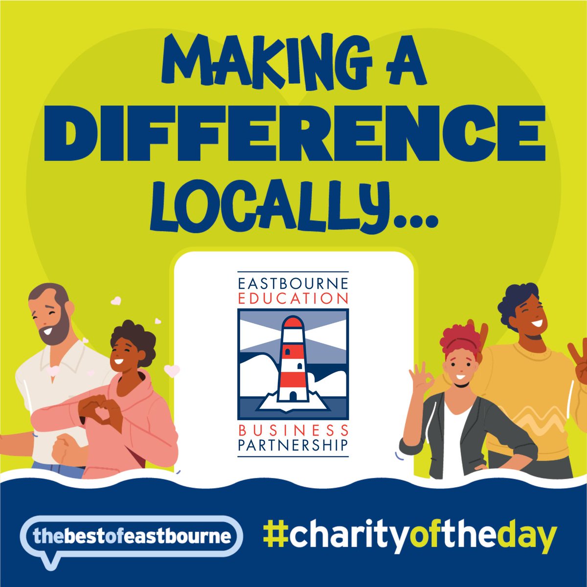 🤝 Making a difference locally 💙 Please show your support for @EastbourneEBP, you can find out more about this local charity in our Community Guide bit.ly/2RphjZZ #BestOfEastbourne #CharityOfTheDay #EastbourneCharity #EBcharity #EastbourneVolunteer