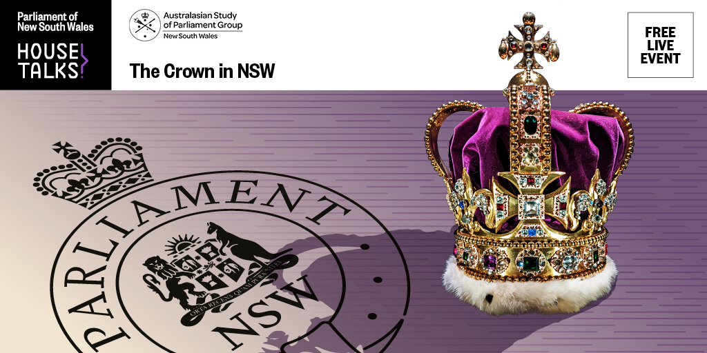 Join us online or in person for our next House Talk for an insightful talk by Professor Anne Twomey about the history and significance of The Crown in New South Wales. ⏰ 5.30 – 6.30pm Thursday 27 June 🏛️ Parliament of NSW and online education.parliament.nsw.gov.au/free-event-the…