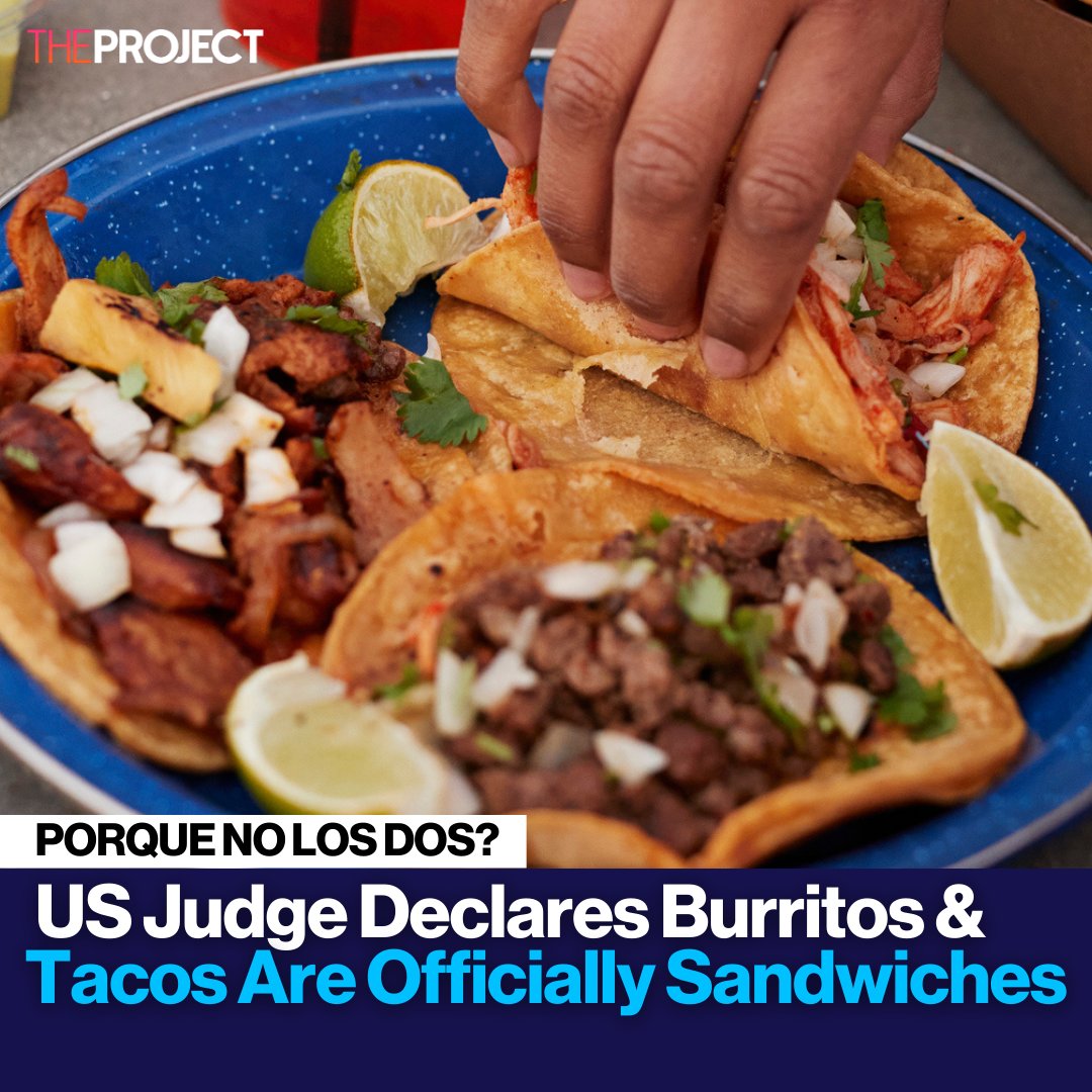 An Indiana judge has declared that tacos and burritos are officially sandwiches. Why is the Indiana county court ruling on such important decisions? Well, it’s all about zoning. brnw.ch/21wJRMo