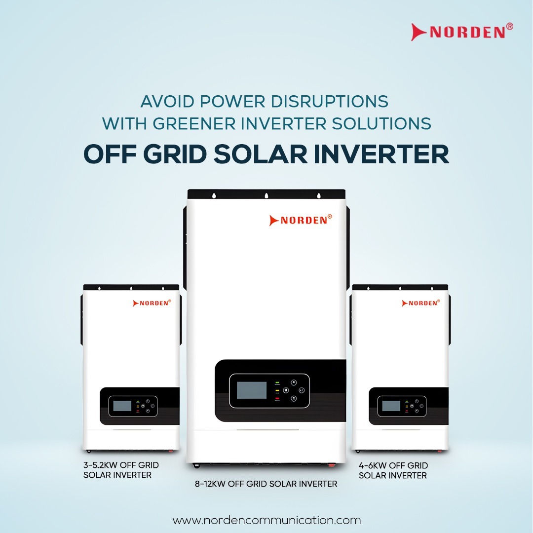 Norden Optimum series solar inverters provide the ultimate greener power-saving solutions. This solar inverter boasts clean power, efficiency, and safety. . Try the environmentally friendly power backup solutions from Norden.

#nordencommunication #solarinverters #backuppower