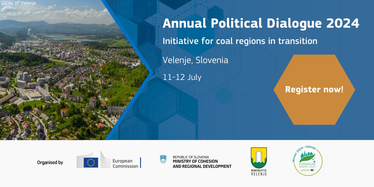The detailed agenda for the 2024 Annual Political Dialogue is out! Register now to attend sessions on:

⚡ industrial transition in coal+ regions
⚡ citizen empowerment and tackling #EnergyPoverty
⚡ district heating systems
…and more!

👉 europa.eu/!BG8vvd

#CoalRegionsEU