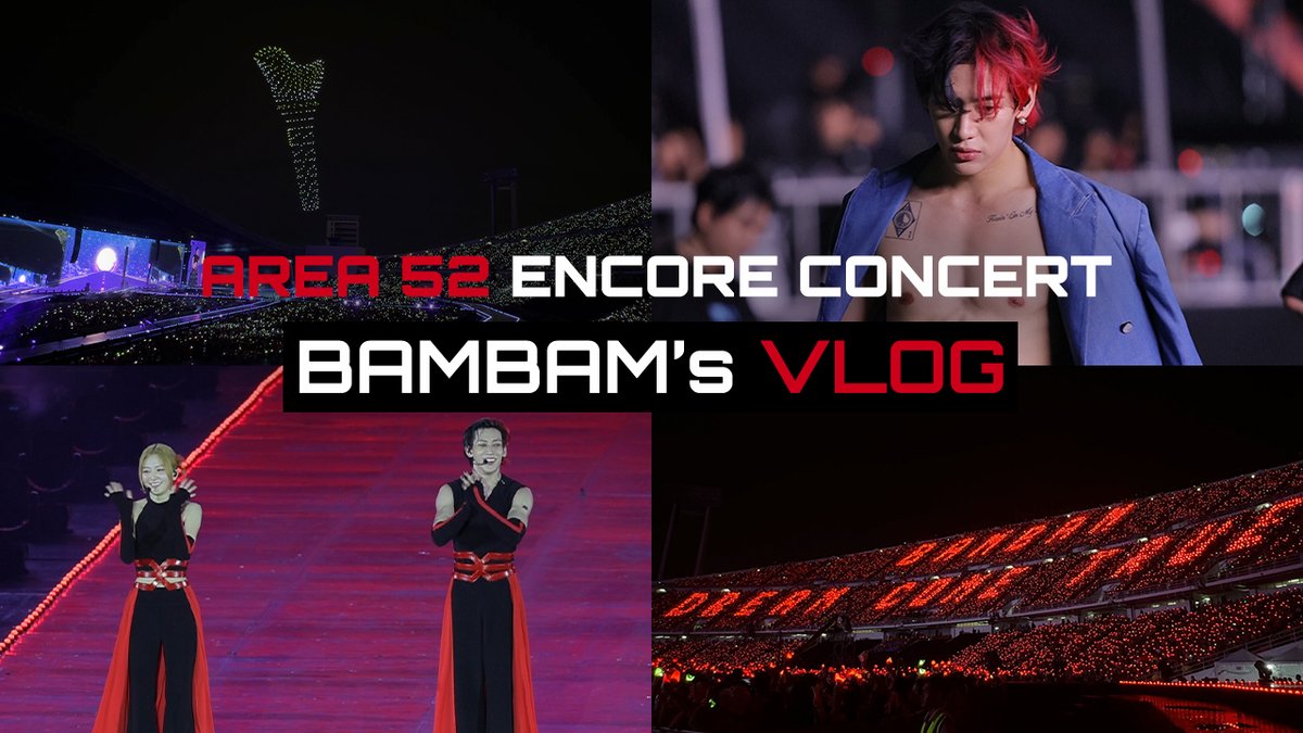 [VIDEO] ⠀ 2023-2024 BamBam THE 1ST WORLD TOUR ENCORE [AREA 52] in Bangkok, Thailand | BB Vlog 🔗 youtu.be/7YpGlnMdGUs ⠀ #뱀뱀 #BamBam #AREA52 #BamBam_TOUR_AREA52