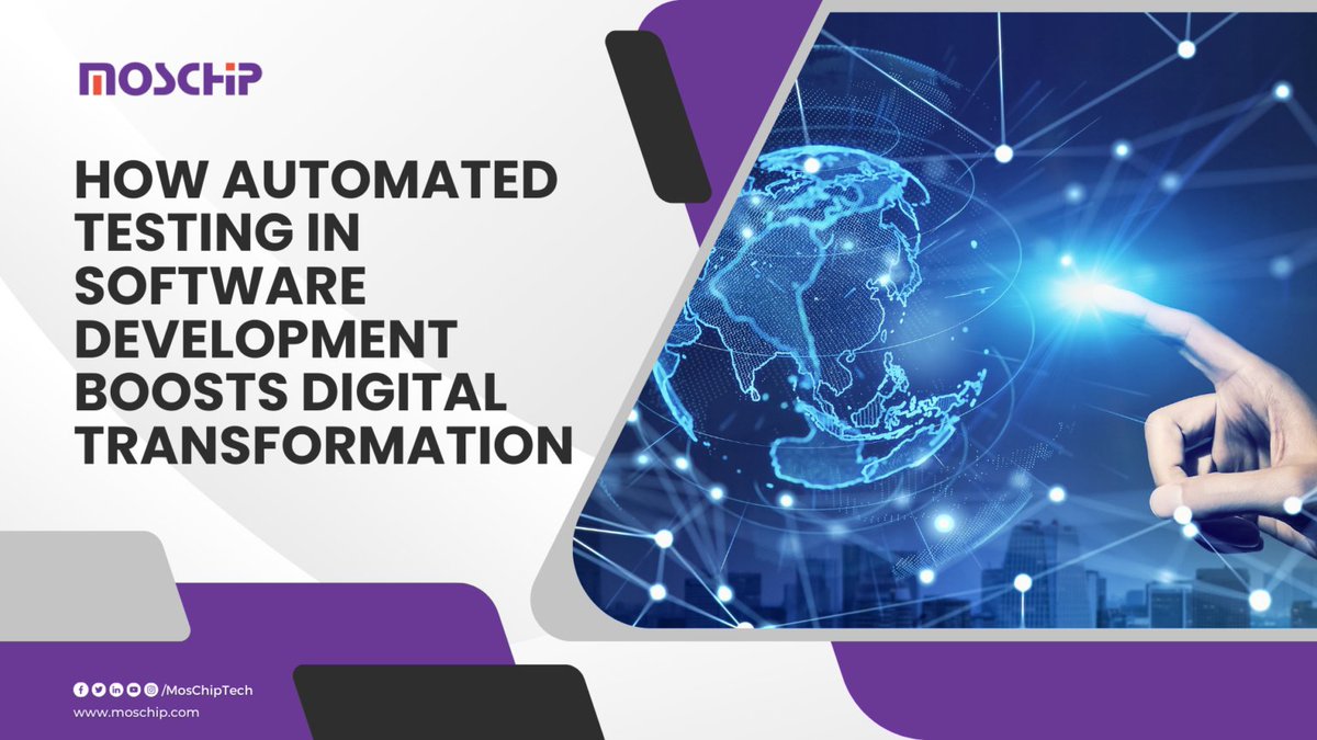 Here is the latest BLOG on 'How automated testing in software development boosts Digital Transformation'.

Read it here: moschip.com/blog/quality-e…

#AutomatedTesting
#SoftwareDevelopment
#DigitalTransformation
#QualityEngineering
#ContinuousDelivery
#DevOps
#TestAutomation