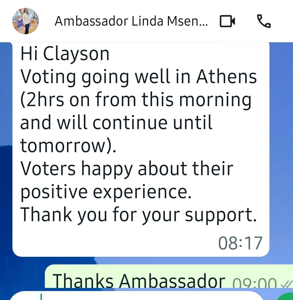 Voting is currently underway at #SouthAfrican🇿🇦 diplomatic missions abroad. Here's an update from our Ambassador in #Greece.  #GeneralElections2024 🇿🇦