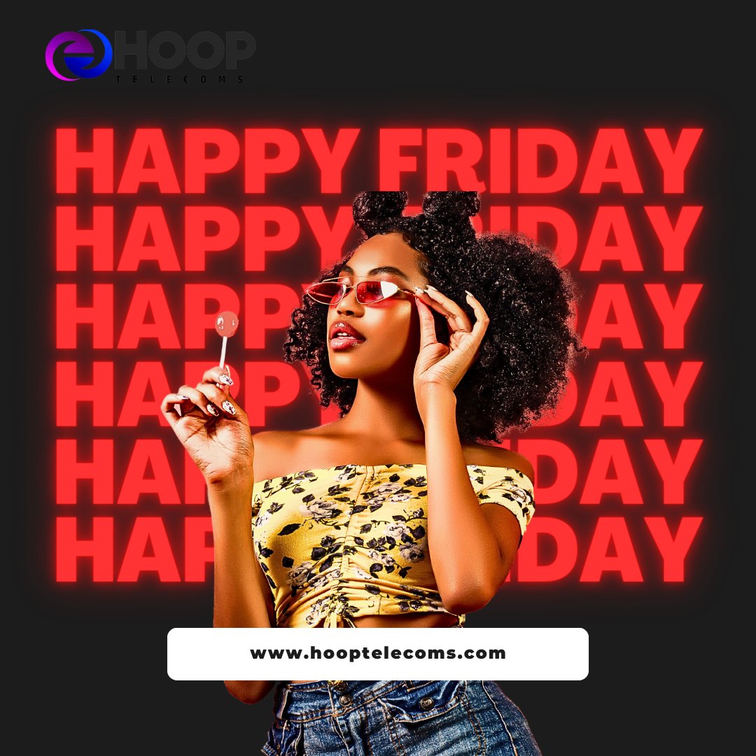 Happy Friday! Friday feels like freedom. Embrace the weekend ahead with a smile and positive vibes.

Call 08034294485 to learn more about Hoop Telecoms internet.

#hooptelecoms #fridayvibes #weekend #Tapswap #Bybit #DangoteRefinery #Notcoin #1USD #Laporta #kano