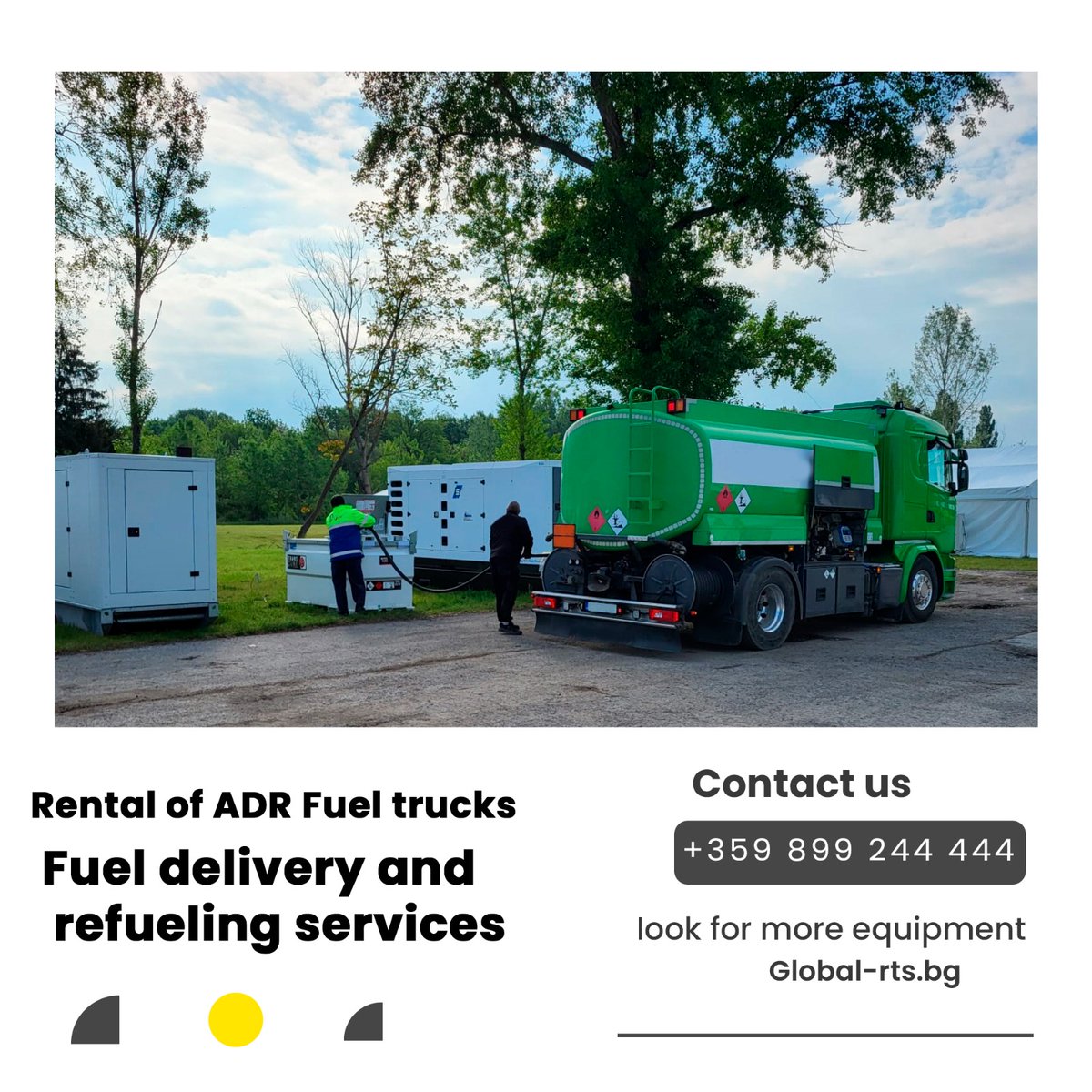 ⛽️Fuel delivery, refueling services and rental of ADR Fuel trucks 🛻

.

#equipmentrental  #construction #heavyequipment #equipment #constructionlife #fuel #heavyequipmentlife #rentalequipment  #delivery #rental #machineryrental #ADR #Fueldelivery #bulkfueltank