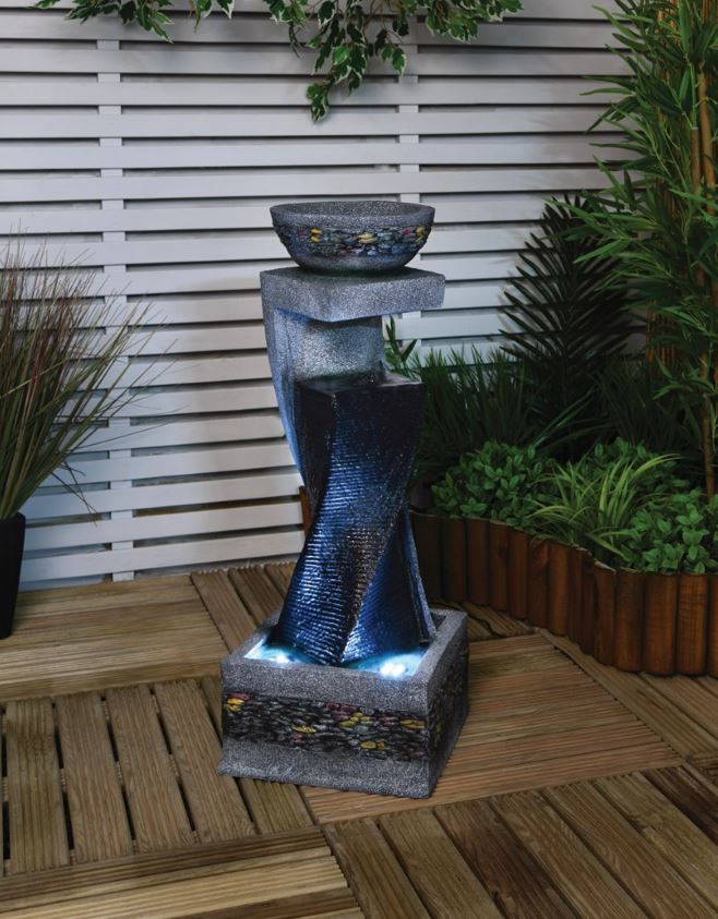 ☀️ PRE-BANK HOLIDAY OFFERS ☀️ 😍👉 Shop today & SAVE on Water Features incl 40% OFF this Twisted Ripple Water Feature! 🛒 bit.ly/4blIS05