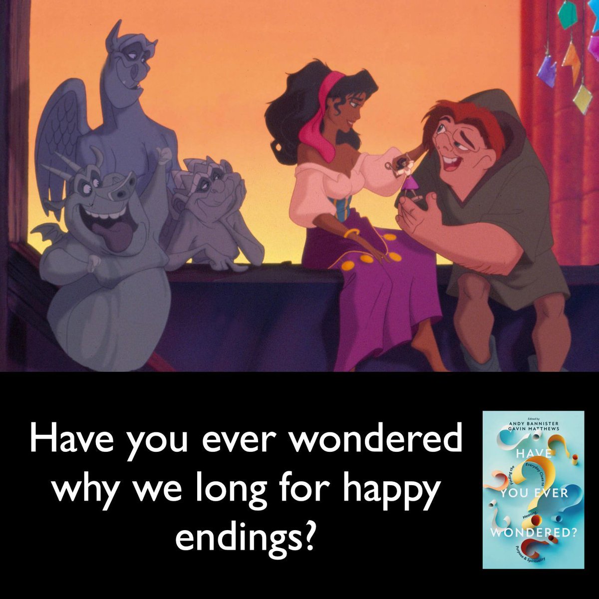 Have you ever wondered why we long for happy endings in our stories & movies? Life just isn't like that — is it? So why do we love our stories to look this way? That's one of many questions we explore in the new book 'Have You Ever Wondered?'. Find it at buff.ly/3UJqXJA.