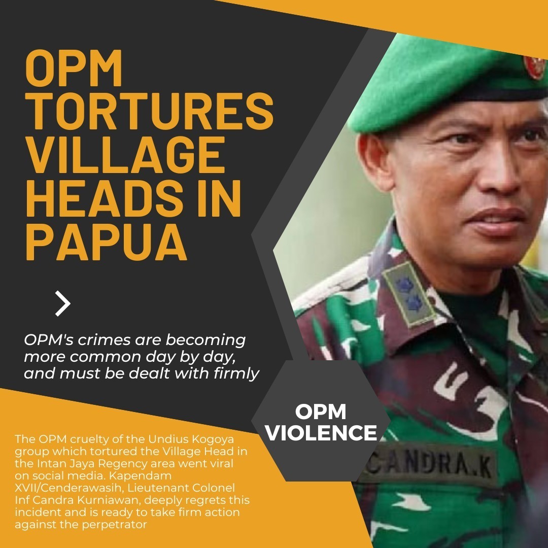 ambyar_tiktok's tweet photo. Village officials have been actively serving the community and their duties are heavy, so they should be assisted, not tortured like that.#StronglyCondemnOPM #OPMisEvil #PapuanLovesIndonesia #RejectWestPapuaArmy. https://t.co/0o0tFKf4xu