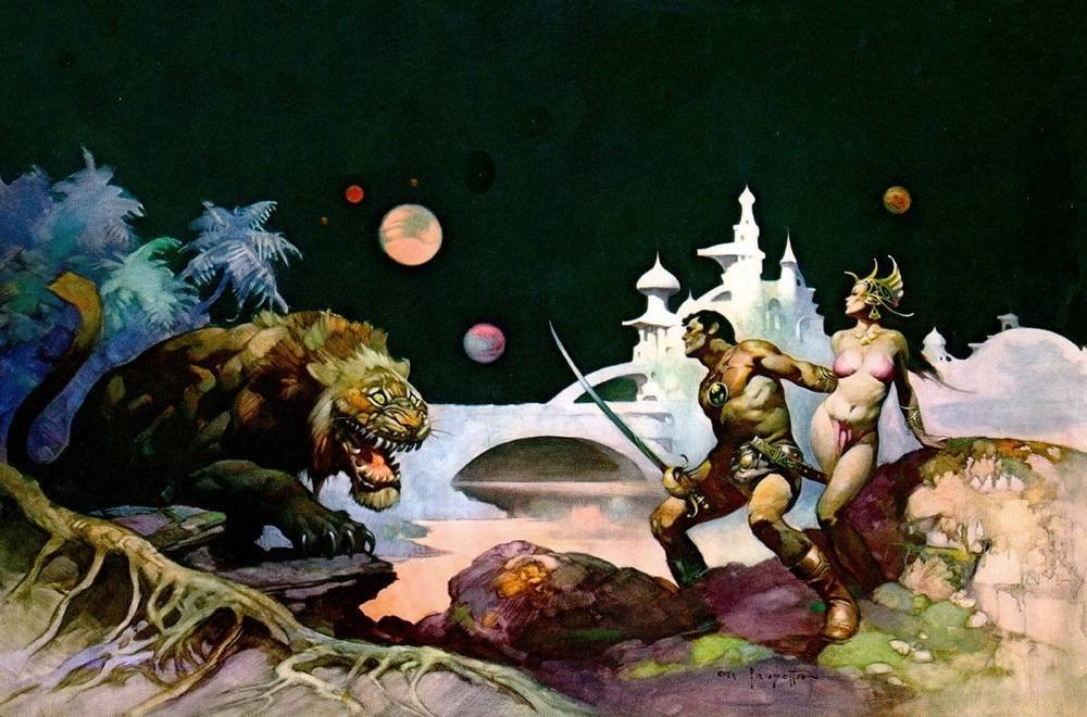 I’ve been put in charge of WotC. This is the new cover art for the PHB.

🎨by Frank Frazetta