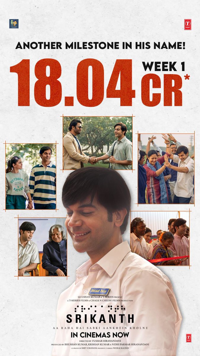 One week total 👏🏻👏🏻
.
#OCDTimes #RajkummarRao #Jyotika #AlayaF #SharadKelkar #TusharHiranandani #SrikanthAaRahaHaiSabkiAankheinKholne #SrikanthBolla