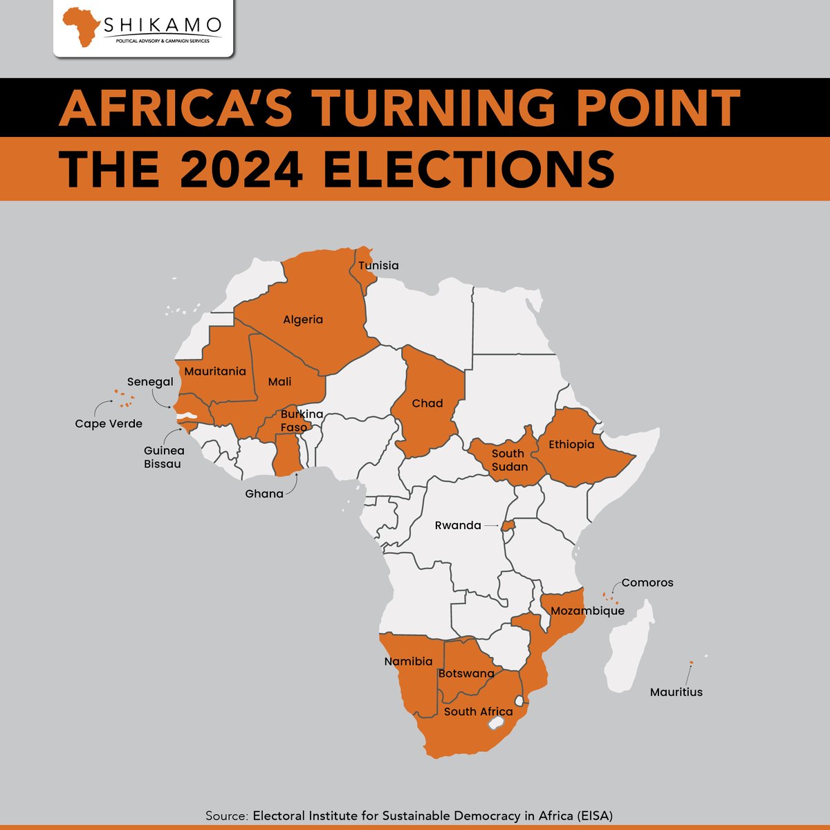 As Africa approaches a pivotal moment in its democratic journey, Shikamo Political Advisory Firm stands ready to navigate the complexities of the political landscape. Stay tuned for expert insights and analysis on the upcoming elections across the continent.