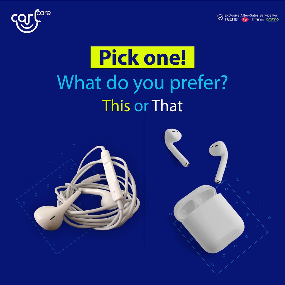 Pick one, What do you prefer⁉️ Wired earphones or EarPods

#tipoftheday You can boost the Sound Quality from your Android device by adjusting the Equalizer Settings. On your device, go to Settings > Sound & vibration > Sound quality and effects > Equalizer.
#fridaymoods