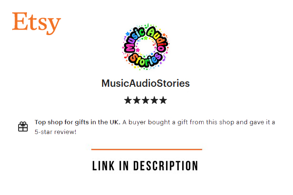 I'm so proud my #Etsy shop is now a  'Top shop for gifts in the UK'! 🎉 

Check it out: musicaudiostories.etsy.com 

BIG thank you to everyone who has purchased a product and left an amazing 5-star review. Your support means the world. 💝 

#etsy #etsylove #etsyfavorites #etsyfinds
