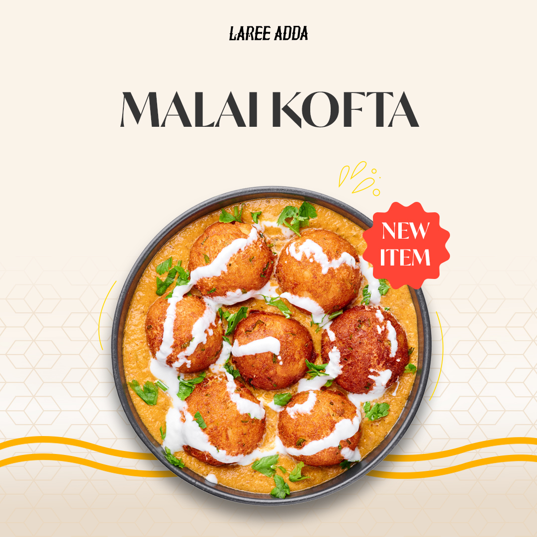 Calling all vegetarians! Introducing our new Malai Kofta. These fluffy potato & paneer balls are bathed in a creamy sauce, creating a delightful & flavorful experience. 📍 287 Grove St, Jersey City, NJ 07302 📞+1 201-435-4900 🌐 lareeadda.com #lareeadda #vegetarian