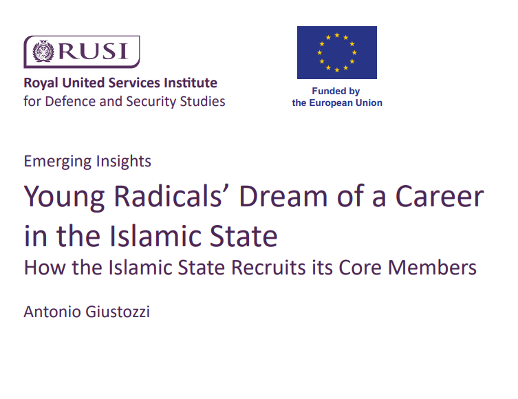 How does the Islamic State in Khorasan (IS-K) recruit its members? In his new @RUSI_org paper, Antonio Giustozzi, Senior Research Fellow at @Rusi_Terrorism, analyses the role of masculinities and changing finances in IS-K's recruitment.

Read more 👉 static.rusi.org/young-radicals…