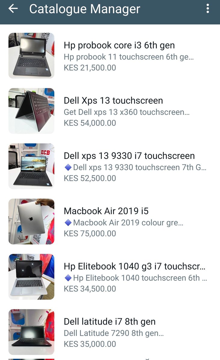 Incase you are looking for laptop you can kindly save our contact 0717040531.We have catalogue on whatsapp check products/specs, inquire on availability and your order will be delivered on time.Payment on delivery is accepted.We also have website ecbtechkenya.com