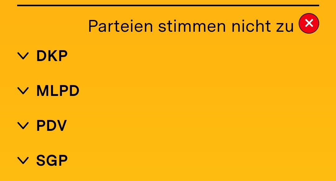 Das witzigste am Wahlomat ist die kommunistische und libertäre Allianz bei der Frage ob man den Einfluss Chinas auf kritische Infrastruktur verringern sollte