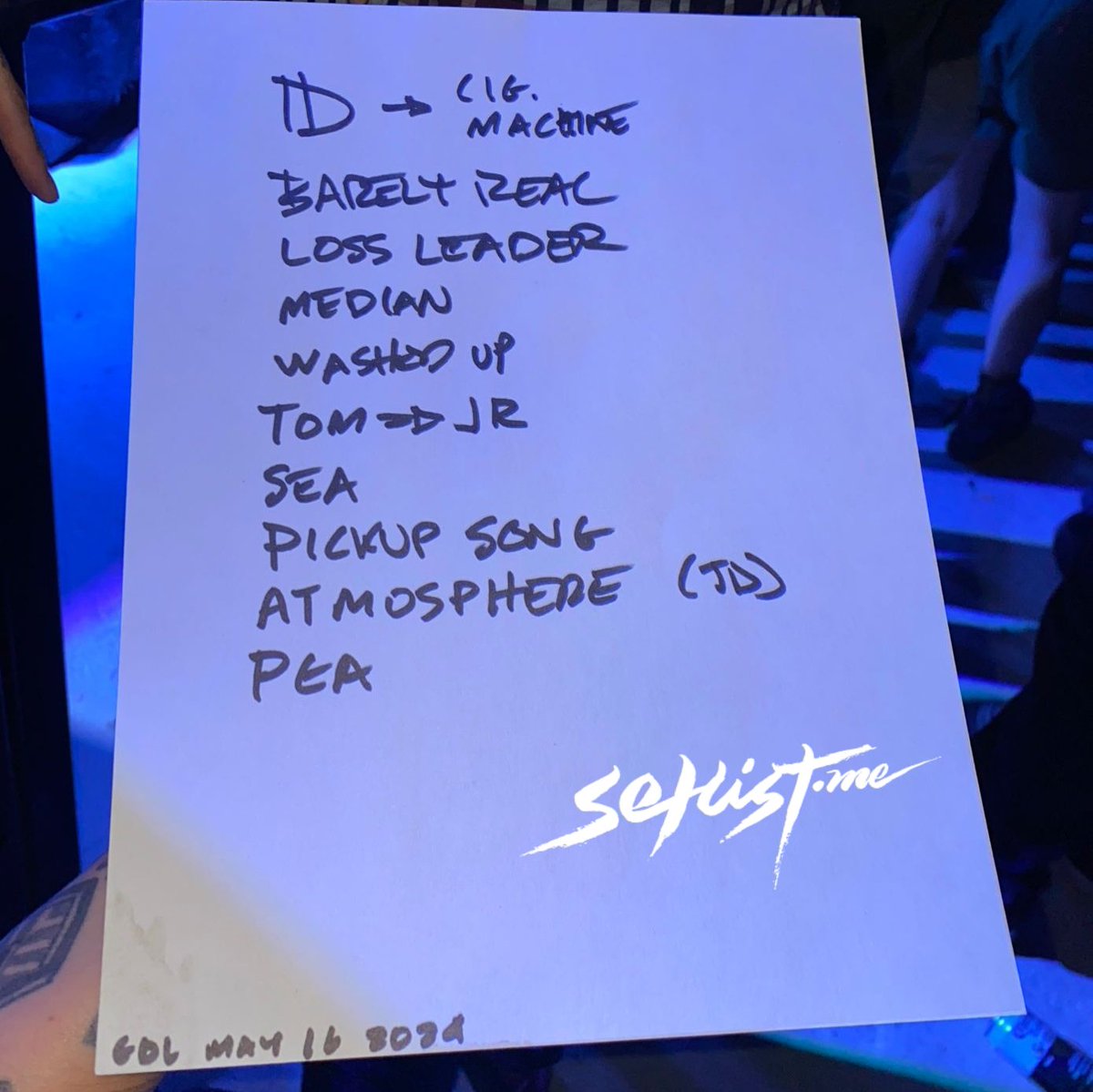 #ColecciónSetlistme 

El primer show de Codeine en México ocurrió esta noche en Guadalajara, teniendo como sede el escenario del <a href="/foindependencia/">Foro Independencia</a> 

Te compartimos su #Setlist

Presentado por: Afasia