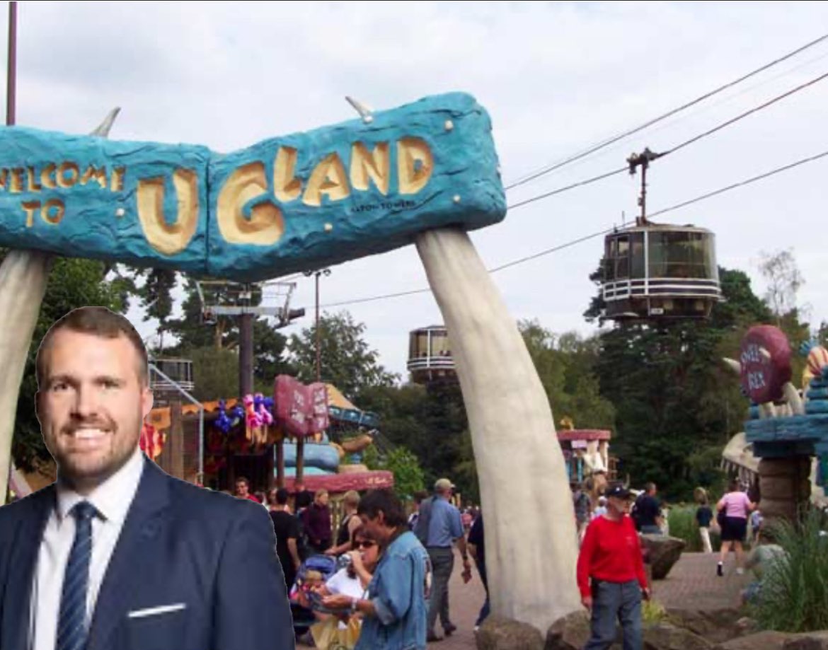New Data mining petition Bring Ugland back to Alton Towers This wonderful area that me like got turned into a dark forest by Labour somehow. Sign my data mining petition to bring back Ugland and give me job opportunity as Caveman you have photos with