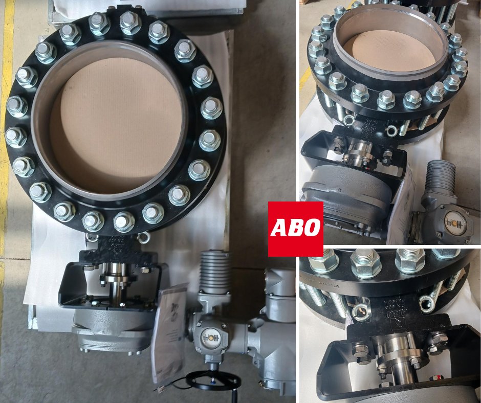 AboValve's tweet photo. For our Czech customer, hashtag#ABO Triple offset butterfly valves 35L4B, DN500, PN40, PS40. Steam application with high pressure and temperature. #valves #industrialvalves #flowcontrol #tripleoffset #butterflyvalves https://t.co/c7k7SqsF87