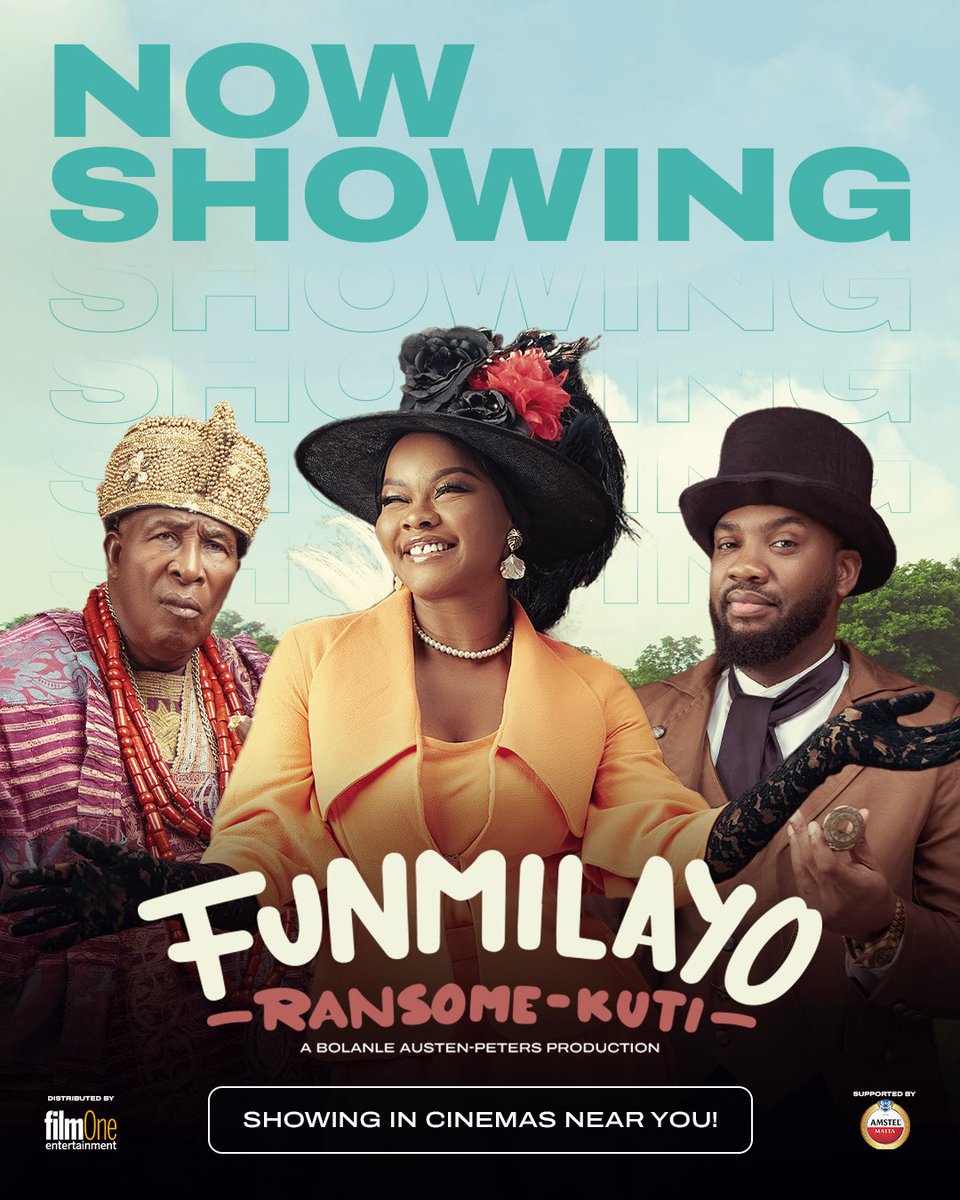 FUNMILAYO RANSOME-KUTI IS NOW SHOWING IN ALL CINEMAS NATIONWIDE!!!💃💃💃💃💃💃

Catch this powerful, educational and inspiring movie on the BIG SCREEN. You don’t want to miss this!!!!

Director: @bolanleap 

#FunmilayoRansomeKuti #FRKtheMovie #BAPProduction #NowinCinemas