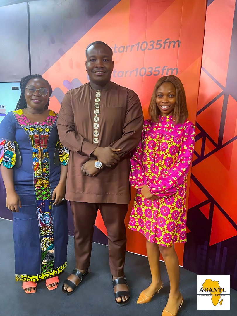 ABANTU for Development was live on Starr FM yesterday for an interview advocating for the immediate passage of the Affirmative Action Bill to ensure gender equality and women's rights. 

Stay tuned and join the movement! 
#passtheaffirmativeactionbillnow #ghana #abantufordev