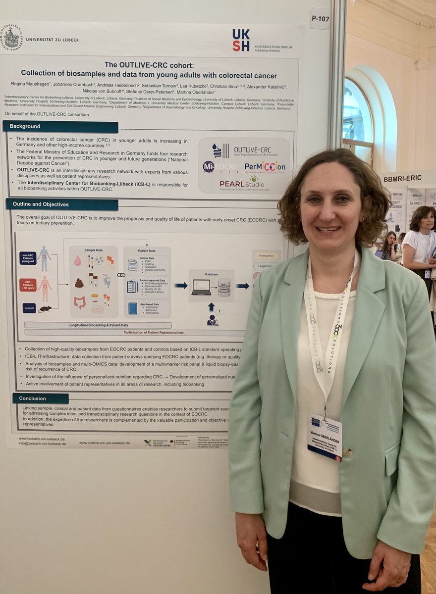 Last day of #EBW24 - also last chance to take a look at the many fabulous posters! A few of the GBN/GBA ones 👉 on our quality programme, the accreditation of the @NCT_HD #Biobank, and the Outlive project @ItcrL with impressive patient participation 👀 #biobanking