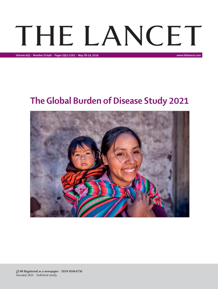 6 new #GBDStudy papers, 1 Lancet issue ⤵️
hubs.li/Q02wW_zg0

The Global Burden of Disease (GBD) Study started in 1991 &amp; offers a powerful resource to understand changing health challenges around the world.

Explore the articles in-thread for the latest data 🧵